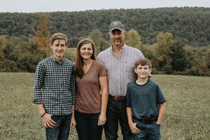 A farm family in upstate new york. 